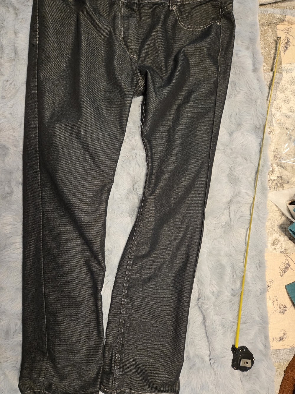 McDonald's Employee Uniform Jeans Women's 12-R Black Denim Work Pants MC212